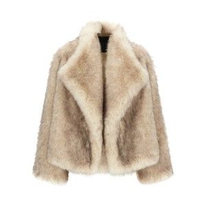 B&B Couture Faux Fur Short Hair Coat - NWT